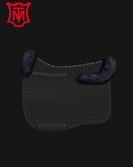 Mattes Eurofit Cotton Saddle Pad Dressage Black