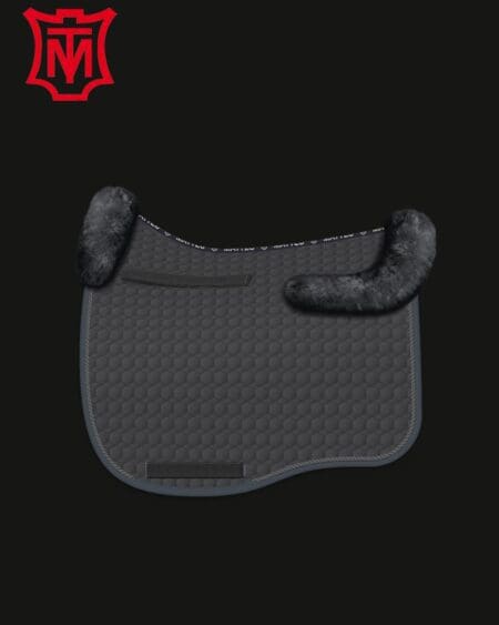 Mattes Eurofit Cotton Saddle Pad Dressage Graphite