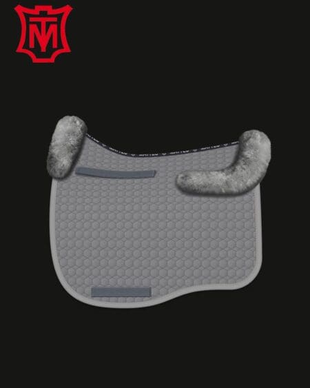 Mattes Eurofit Cotton Saddle Pad Dressage Grey
