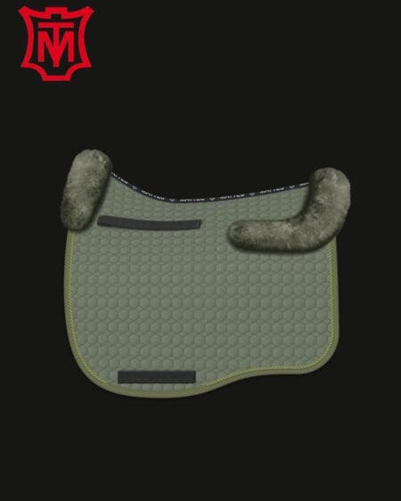  Mattes Eurofit Cotton Saddle Pad Dressage Khaki