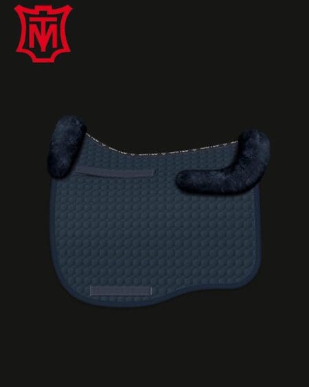 Mattes Eurofit Cotton Saddle Pad Dressage Navy