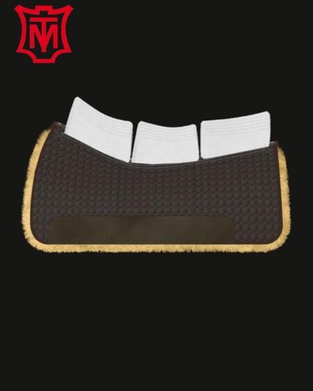 Mattes Rio Pecos Western Square Pad Brown Natural with Correction System