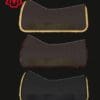 Mattes Standard Western Square Pad Black Brown L