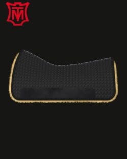 Mattes Standard Western Square Pad Black Natural