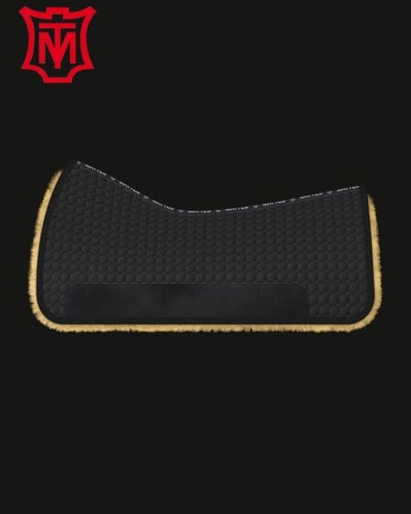 Mattes Standard Western Square Pad Black Natural