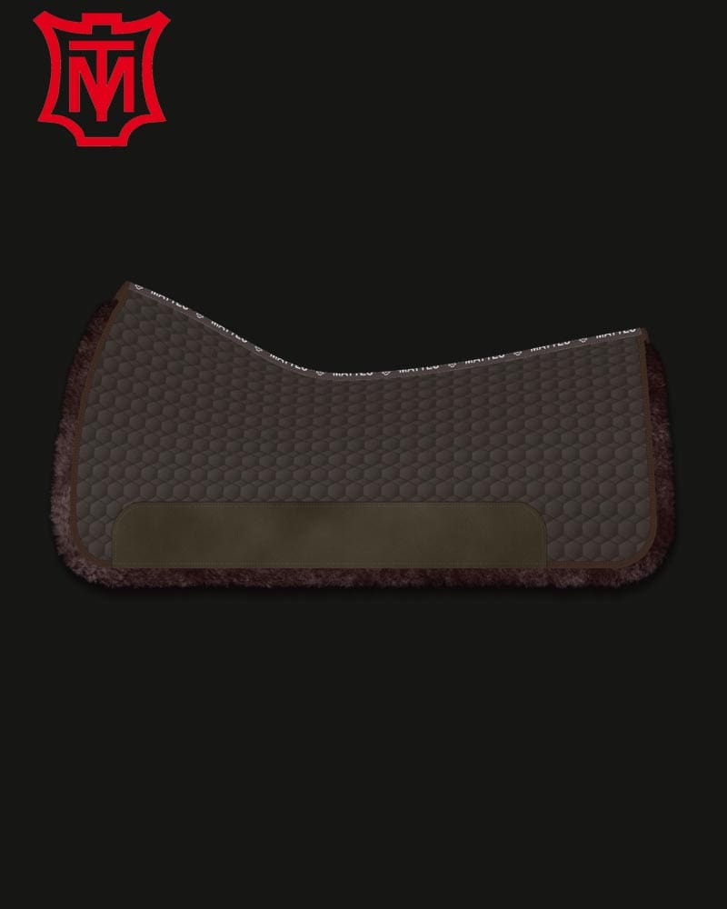Mattes Standard Square Black Western Saddle Pad in stock now