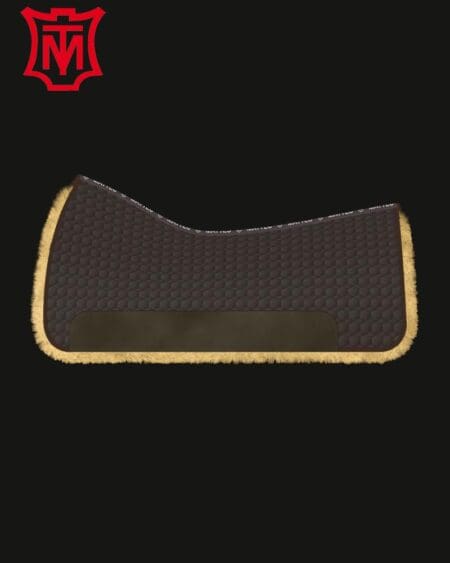 Mattes Standard Western Square Pad Brown Natural