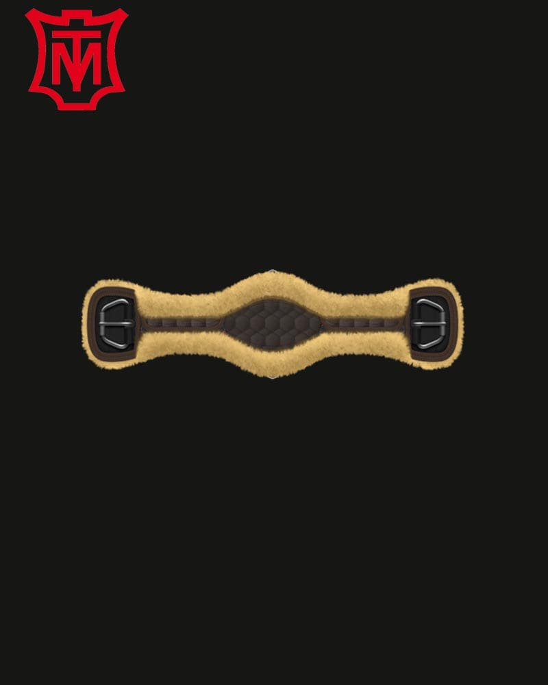 Mattes Western Anatomic Girth Brown Natural