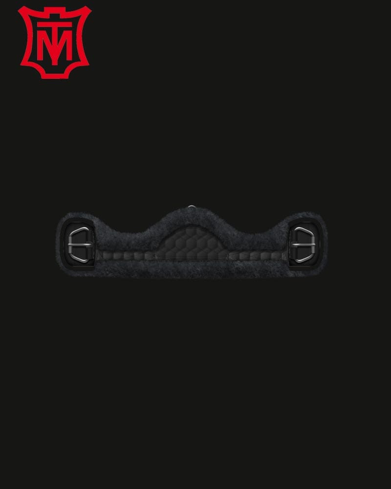 Mattes Western Asymmetric Girth Black Graphite