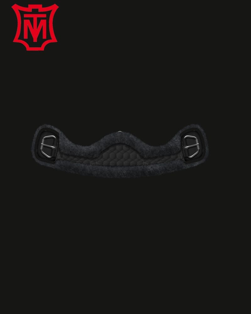 Mattes Western Crescent Girth Black Graphite