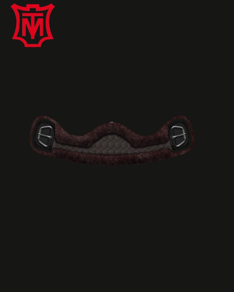 Mattes Western Crescent Girth Brown Brown