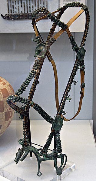 Example of a bronze bridle and bit from 700 - 650 BC