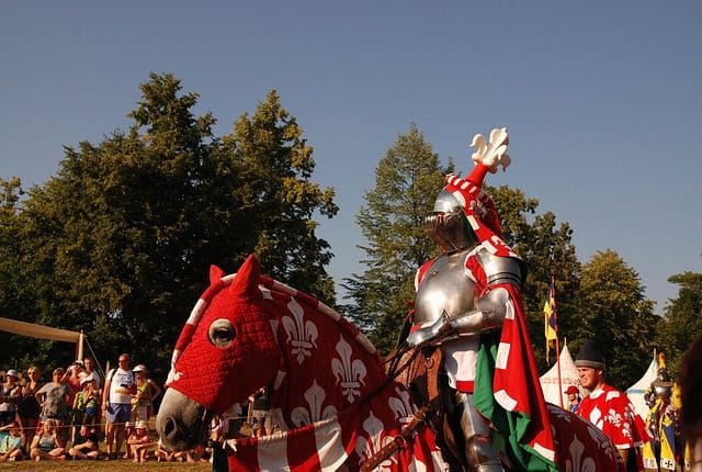 Medieval Knight on a horse The history of horse tack