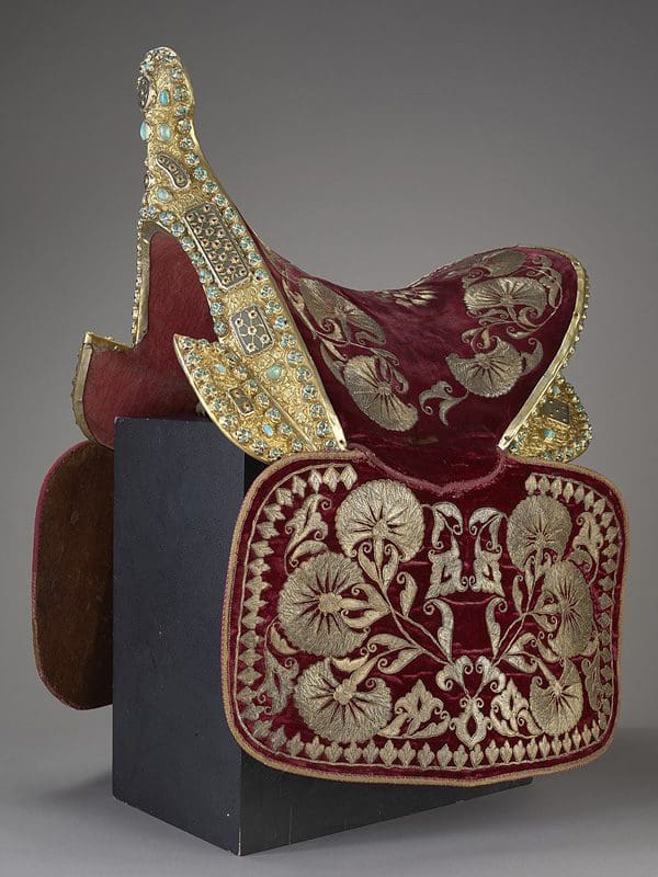 Example of a bejewelled Ottoman saddle