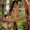 Dark Tan Bridle Browband