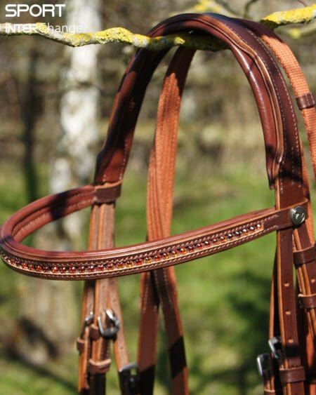 Dark Tan Bridle Browband