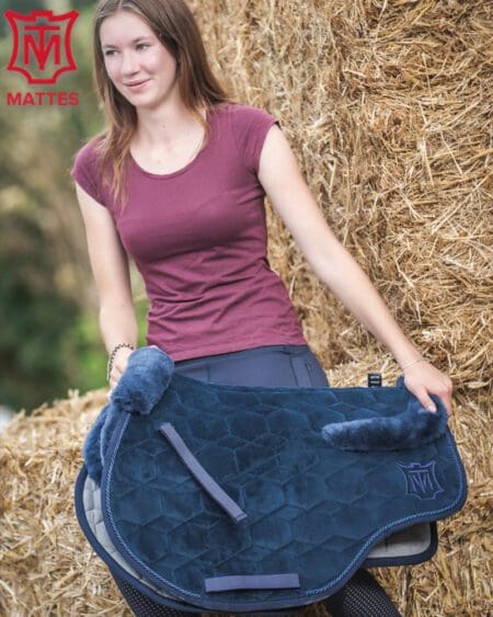 Mattes Eurofit All Purpose Saddle Pad Blue