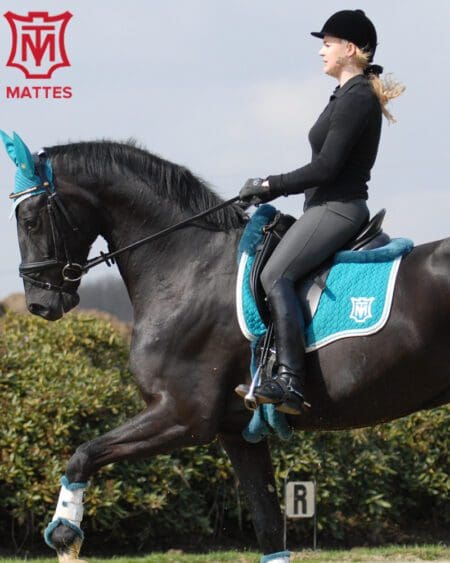 Mattes Eurofit Dressage Saddle Pad Teal