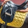 Mattes Square Saddle Pad in Curry