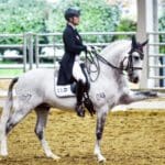 Rachel Burr GB- Europeans 2023 wearing Mattes Logo Embroidered Saddle Pad