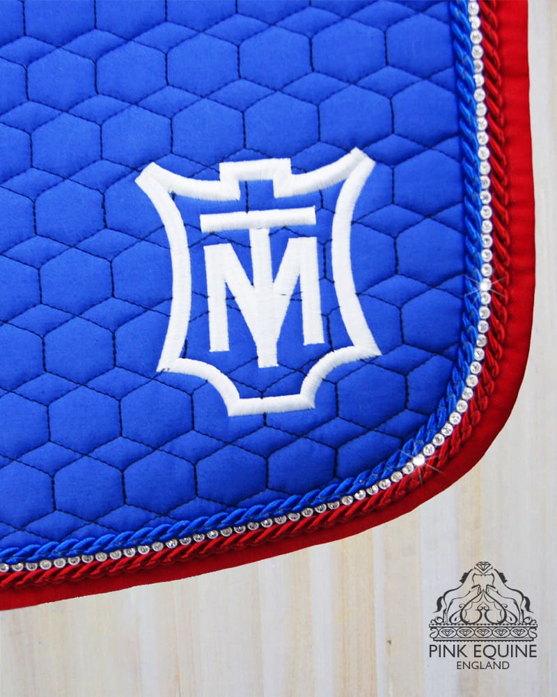 Mattes matching english saddle pad sets and ear