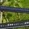 Pink Equine Sport Colour Piped Straight Crystal Browband 1