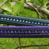 Pink Equine Sport Colour Piped Straight Crystal Browband 2