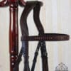 tyffany straight padded browband brown leather