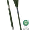 Fleck Antique Ferrules Riding Crop Dark Green