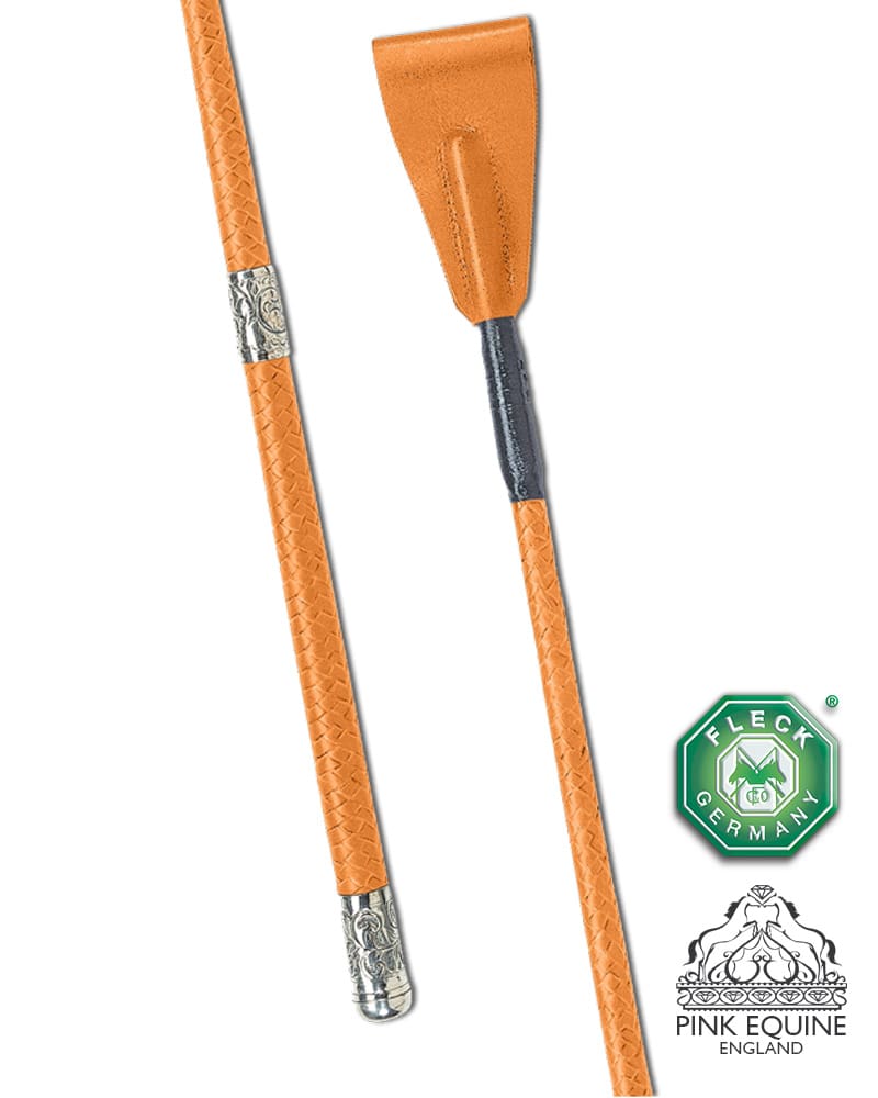 thumbnail image 2 of 25.6" Gentle Suede Leather Horse Whip - Genuine Leather Riding Crop For Equestrian Sports 2 of 11