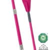 Fleck Antique Ferrules Riding Crop Pink