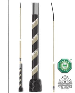 Fleck Crystal Dressage Whip