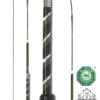 Fleck Crystal Wrap Dressage Whip Olive