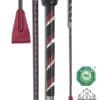 Fleck Crystal Wrap Jumping Whip Burgundy