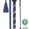 Fleck Crystal Wrap Jumping Whip Silver Navy