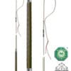 Fleck Drop Lash Driving Whip Antique Gold