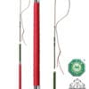 Fleck Drop Lash Driving Whip Red