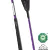 Fleck Personalized Riding Crop Purple Black