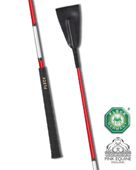Fleck Personalized Riding Crop Red