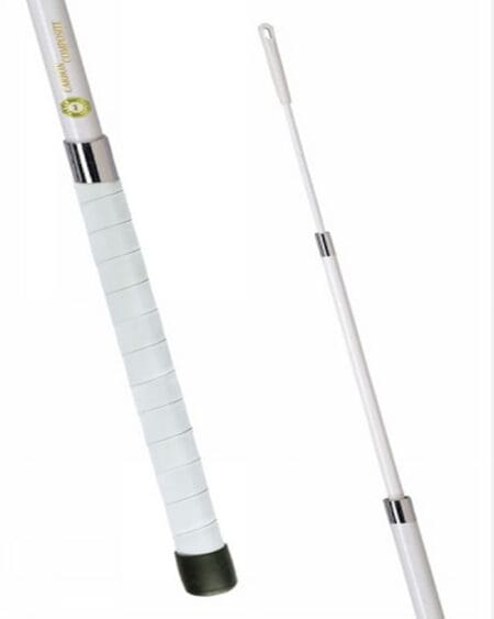Fleck White Vaulting Whip