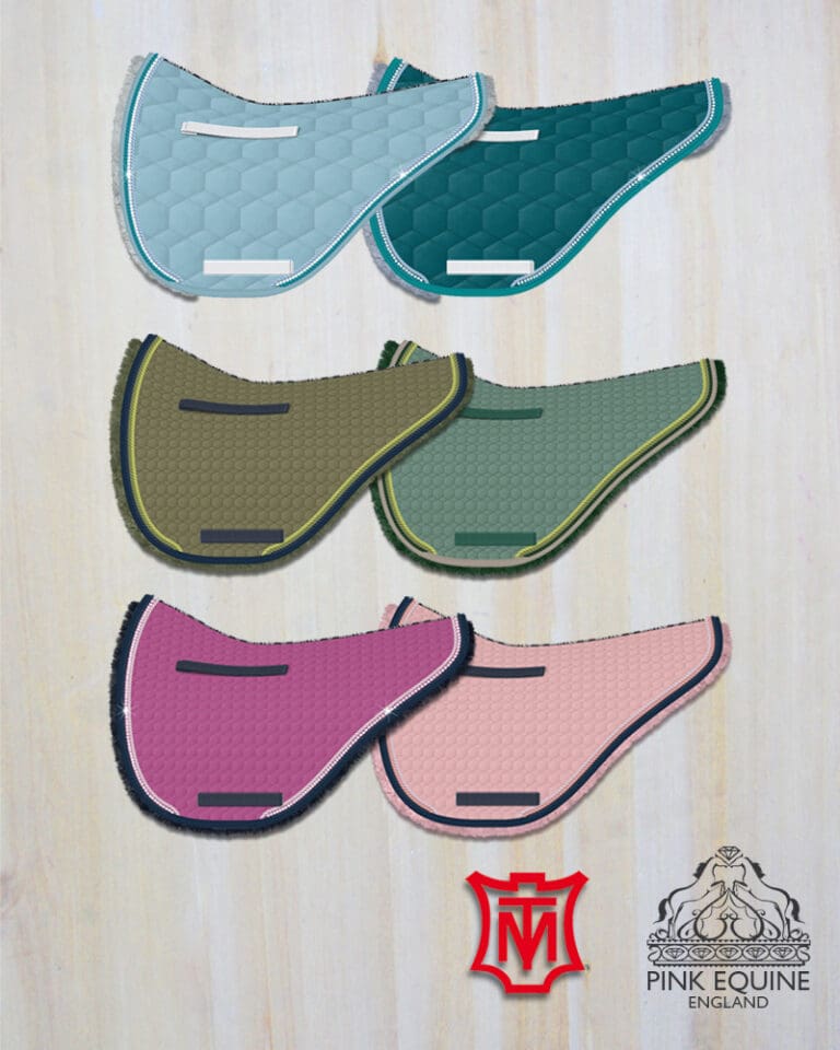 Mattes Western Endurance Saddle Pad Pink Equine