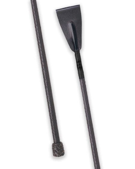 Black Horse Leather Whip