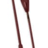 Burgundy Horse leather whip