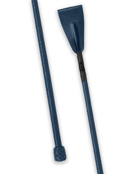 Dark Blue Horse leather whip