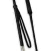 Fleck Jumping Crop Black