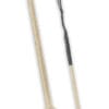 Beige Braided Leather Horse Whip