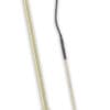 Beige Leather dressage whip