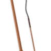 Light Brown leather dressage whip