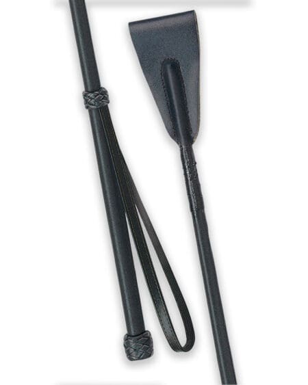 Black Leather riding crop