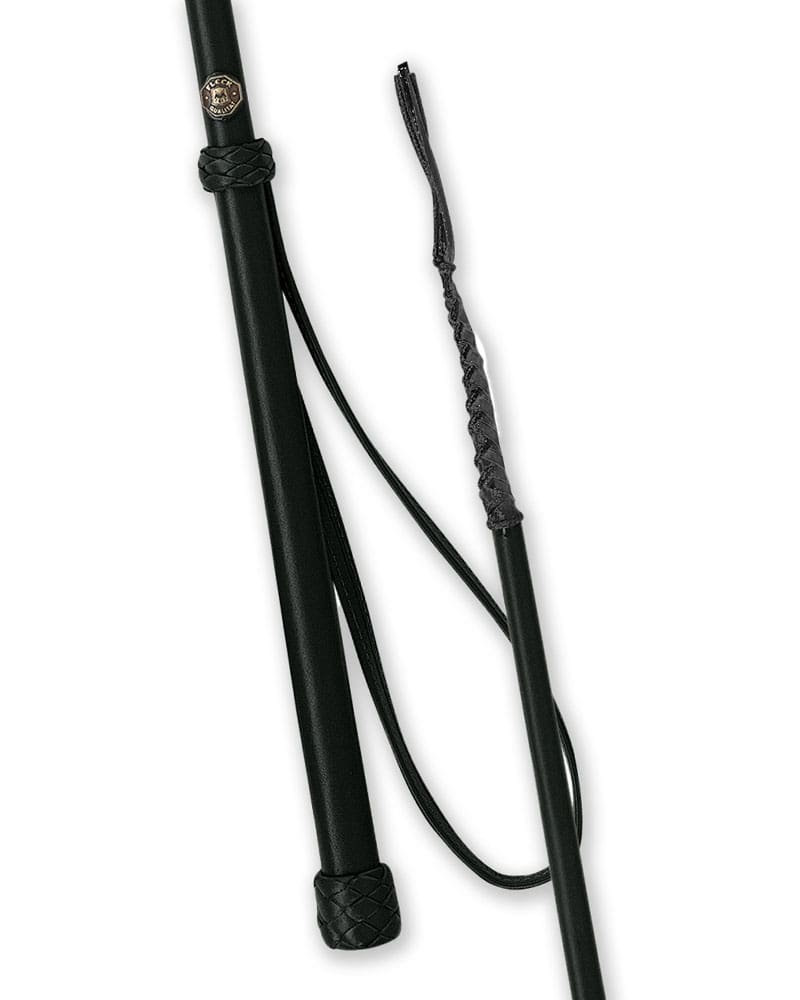 New Genuine Black Leather Riding Crop